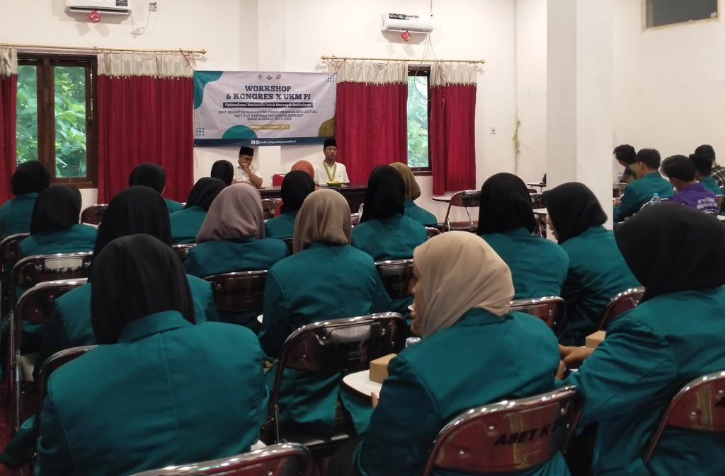 Foto: Pelaksanaan Kongres UKM PI X dan Workshop di aula kampus setempat berjalan khidmat.